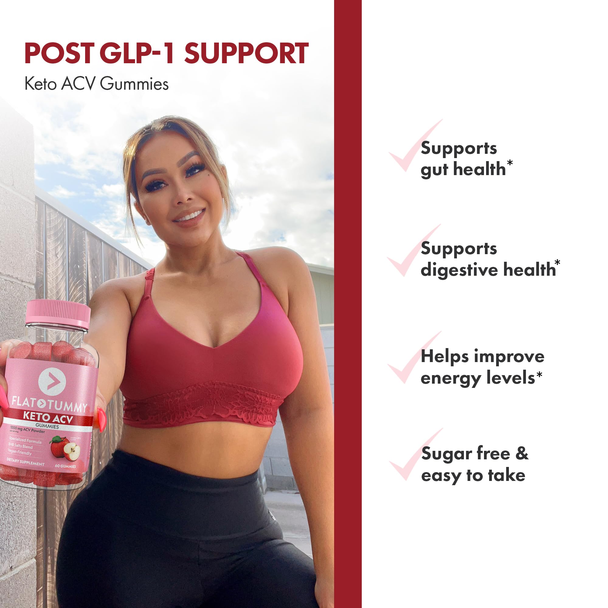Flat Tummy Keto ACV Gummies arôme agréable, idéal pour un rituel quotidien.