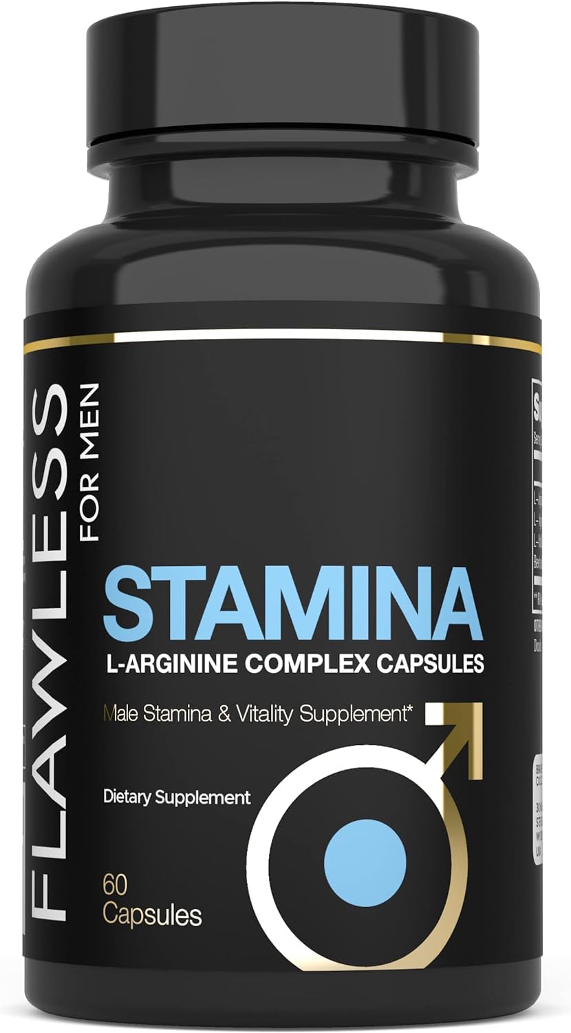 Flawless pour hommes Stamina – dosage capsules, utilisation quotidienne possible pour soutenir l'effort.