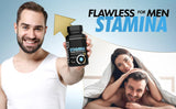 Flawless pour hommes Stamina – etiquette ingrédients, aperçu clair des composants essentiels.