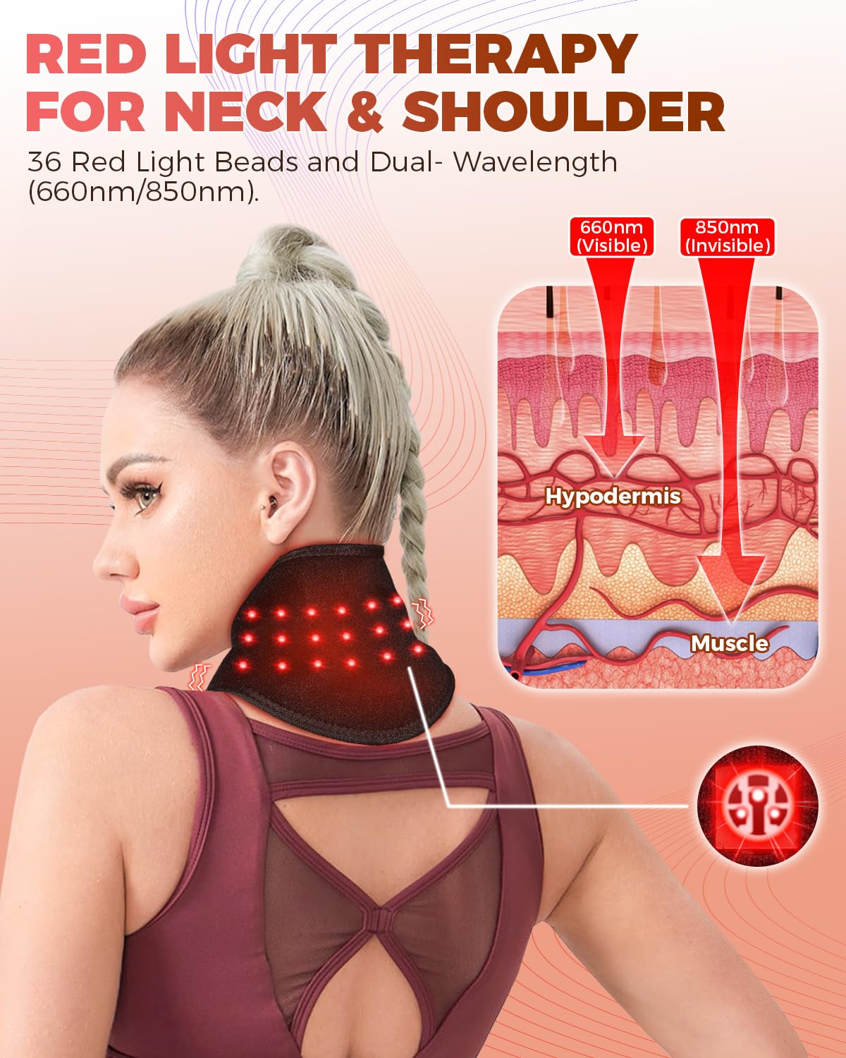 Flazecon chaleur reglable pour soulager tensions musculaires