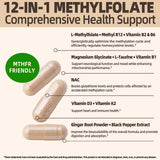 Fleamart MethylB12 capsules: gélules faciles à avaler pour le métabolisme