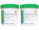 Fleet glycérine suppositoires : emballage double pratique et 100 pièces pour usage domestique.