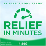 Suppositoires Fleet Glycérine avec Aloe pour une douceur accrue.