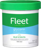 Fleet Glycérine: boîte de 50 suppositoires adultes, pratique en lot.