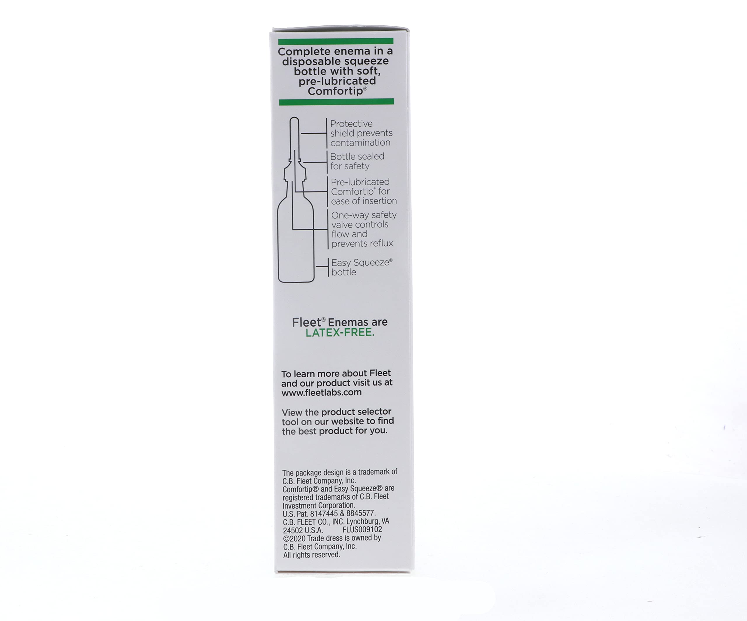 Fleet Laxatif saline enema pack 3 bouteilles pour voyages ou domicile