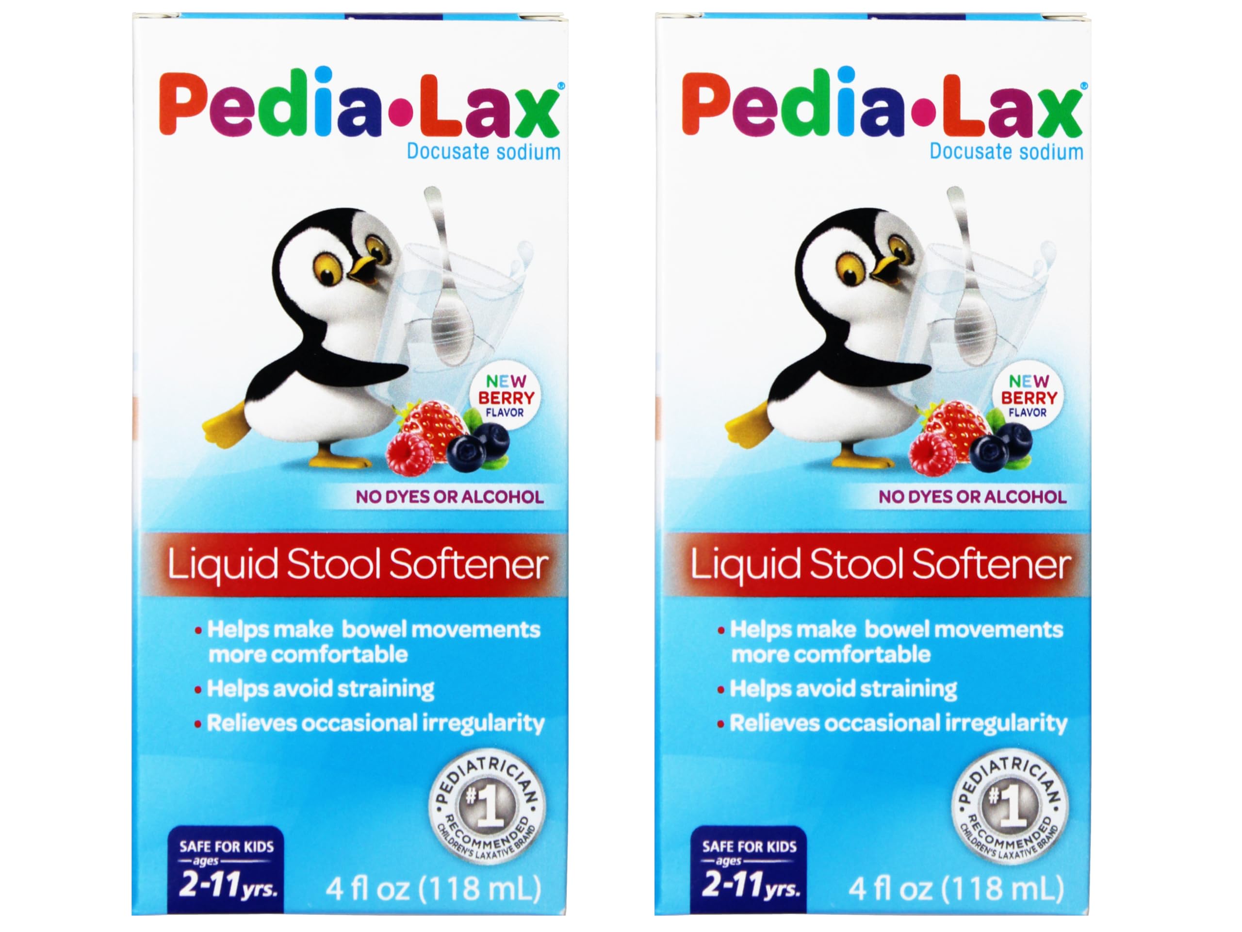Fleet Pedia-Lax bouteille liquide framboise 4oz, dilution facile avec jus pour l'enfant.