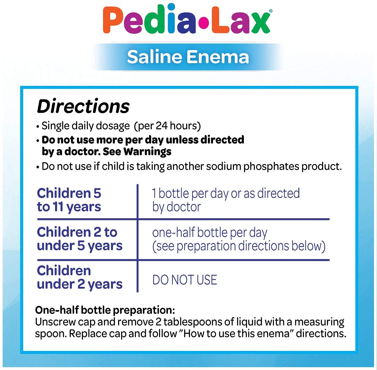 Pedia-Lax Fleet: soulagement-saline-rapide, peut favoriser un passage naturel.