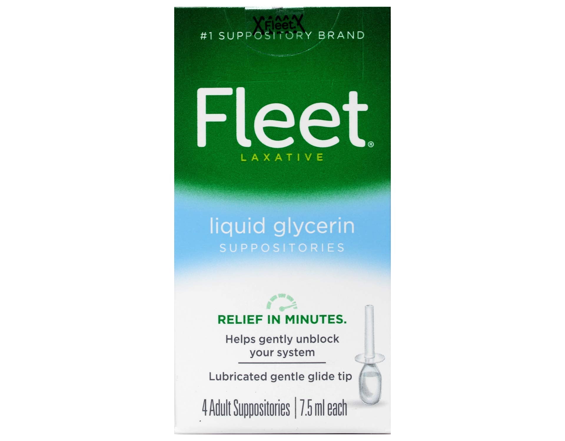Fleet suppositoires glycérine liquide — applicateur propre facilitant l’administration sans fuite.