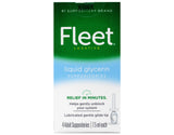 Fleet suppositoires glycérine liquide — applicateur propre facilitant l’administration sans fuite.
