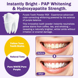 Poudre blanchiment dents Fleird: texture fine et mélange facile avec dentifrice