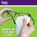 Boîtes Flents de 75 lingettes, portable et pratique pour vue claire.