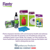 Emballage individuel pratique et hygiénique des lingettes Flents.