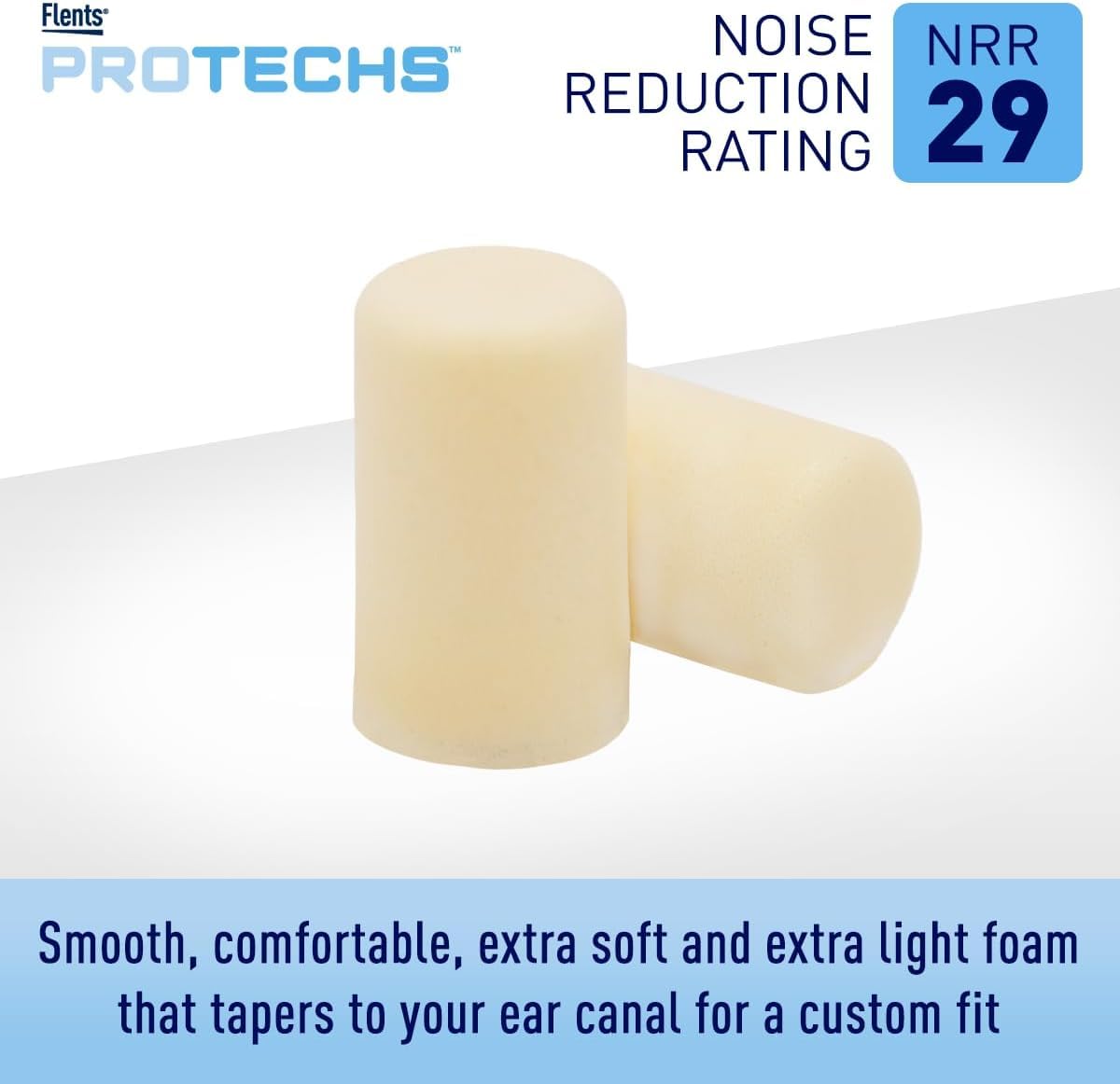 Flents Quiet Please bouchons d'oreille en mousse, insertion facile et confort