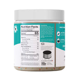 Pot de Flex Brands Whey Cookie Butter Fruity Cereal, gros plan, esprit snack protéiné.