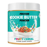 Flex Brands Whey Cookie Butter Fruity Cereal en cuillère, goût gourmand et protéines ajoutées.
