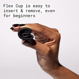 FLEX Flex Cup protection jusqu'à 12 heures, confort continu.