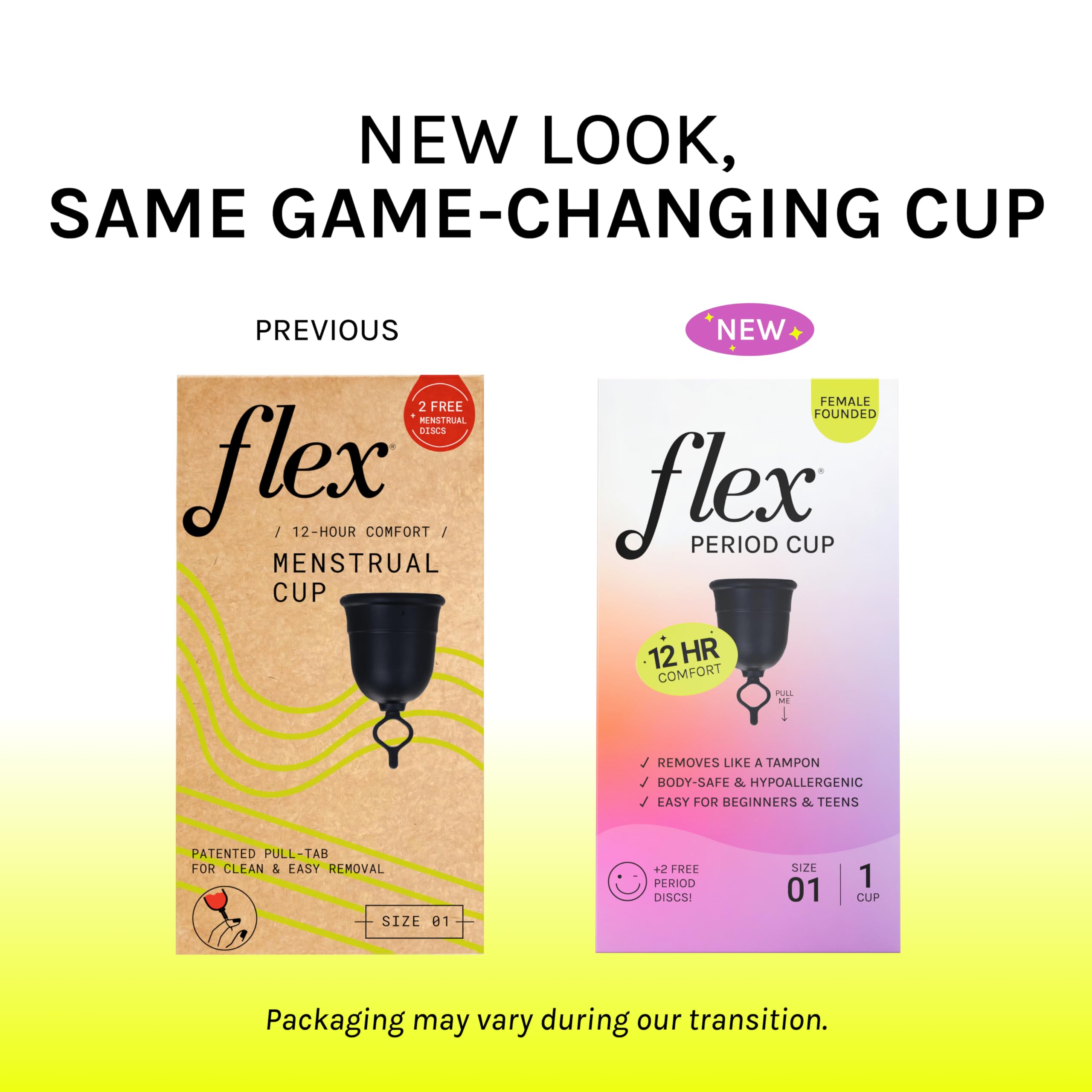 Flex Cup – Silicone médical sûr et durable pour utilisation en toute confiance.