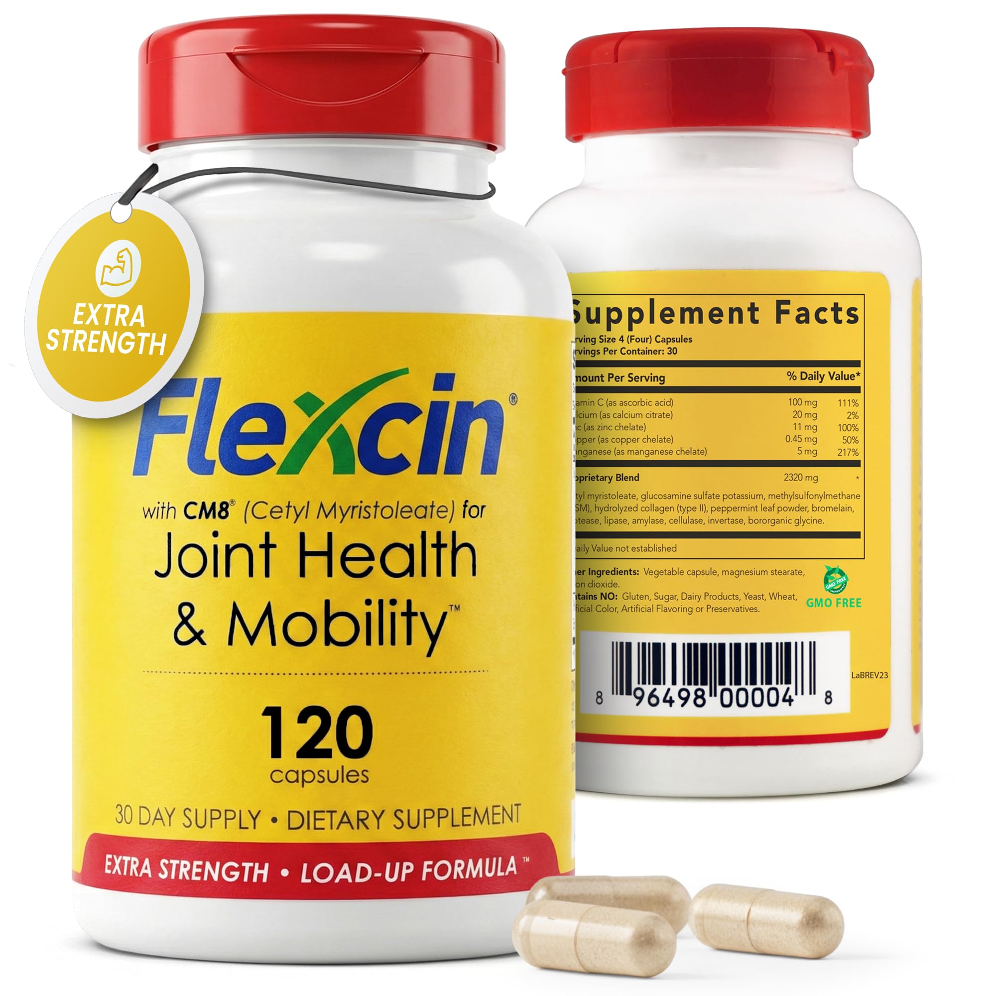 Flexcin collagène type II hydrolysé, soutien potentiel de la souplesse.
