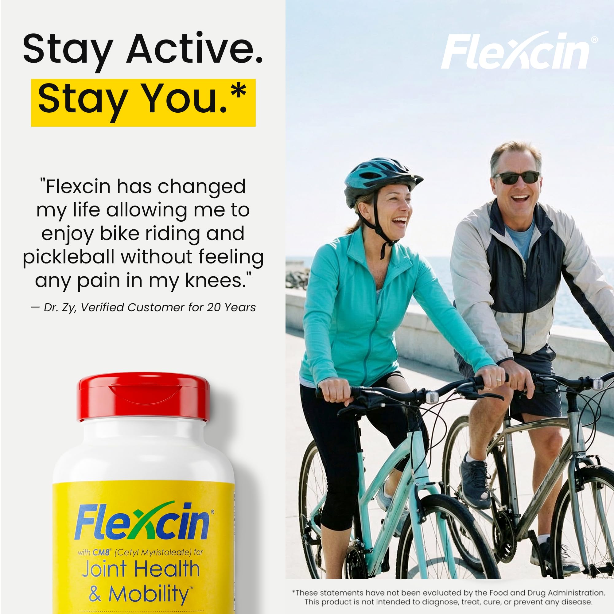 Flexcin MSM, pur soutien des articulations et mobilité.