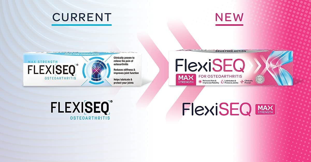 Application des mains avec Flexiseq Gel 50 g pour un soulagement ciblé.