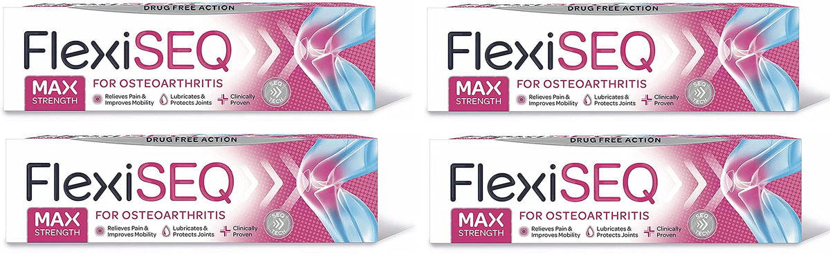 Flexiseq Gel 50 g – bouteille ouverte facilitant l’application sur les articulations.
