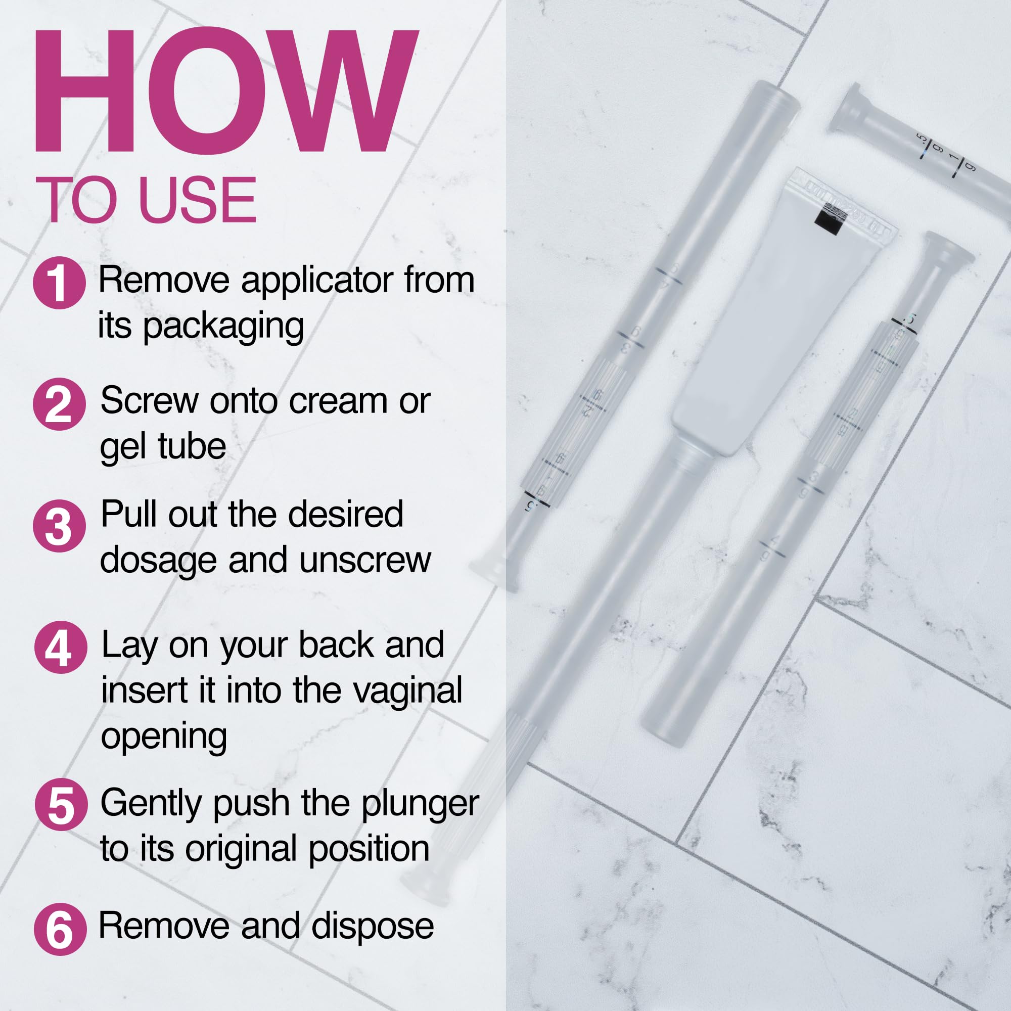Flextiva applicateur plastique, idéal pour une manipulation propre et précise avec gels et crèmes.