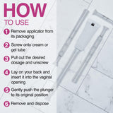 Flextiva applicateur plastique, idéal pour une manipulation propre et précise avec gels et crèmes.