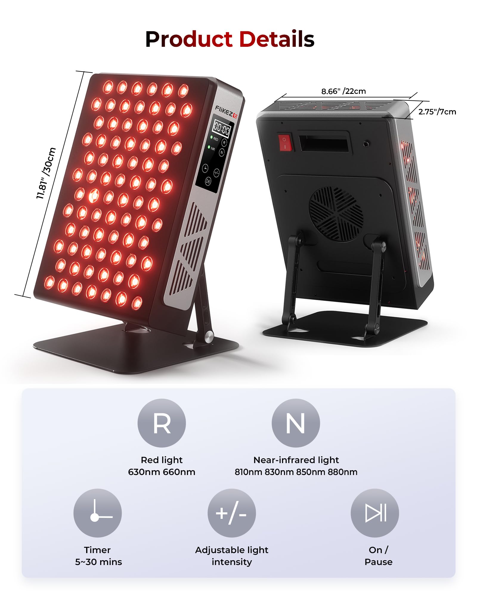 Panneau lumineux FliKEZE, solution polyvalente pour domicile et salle de sport.