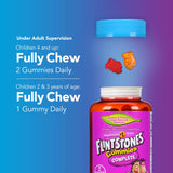 Gommes framboise Flintstones Vitamin, texture plaisante pour l’après‑école.