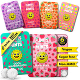 Flintts Mints Fruit Troop pack-shot: fraîcheur instantanée et hydratation buccale.