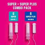 Tampon Flo coton bio super offre une absorption fiable pour flux moyen.