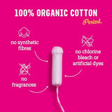 Tampon Flo coton bio super plus offre une protection renforcée pour flux abondant.