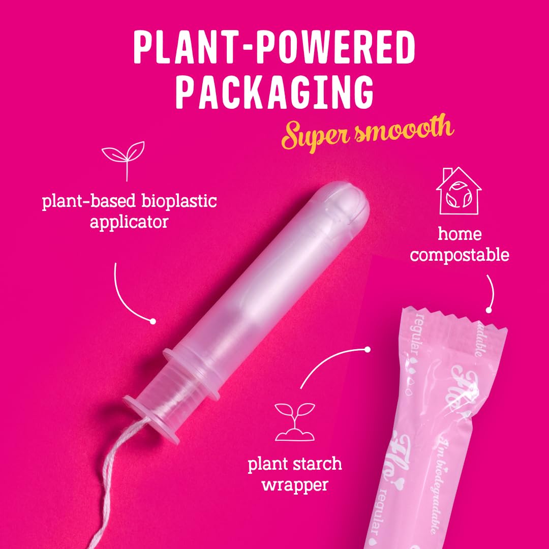 Flo tampons sans chlore ni colorants pour peau sensible.