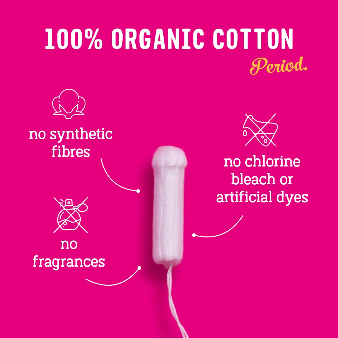 Tampons Flo super absorbants pour flux abondant lors de déplacements.