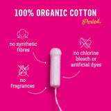 Tampons Flo super absorbants pour flux abondant lors de déplacements.
