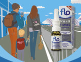 Flo Travel Spray nasal: application précise pour soulager la sécheresse en déplacement