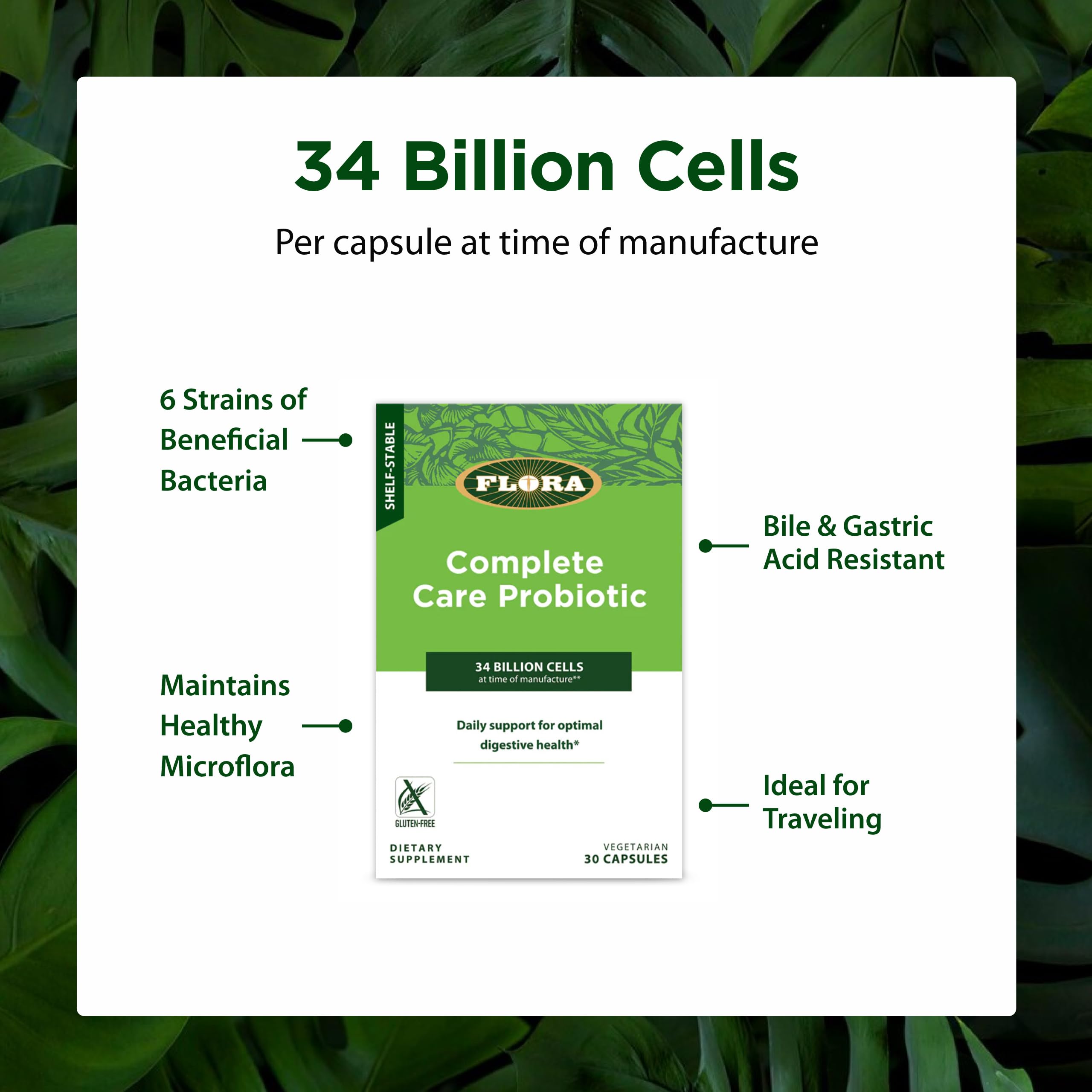Flora Probiotique Soin Complet – Équilibre intestinal optimal et support digestif