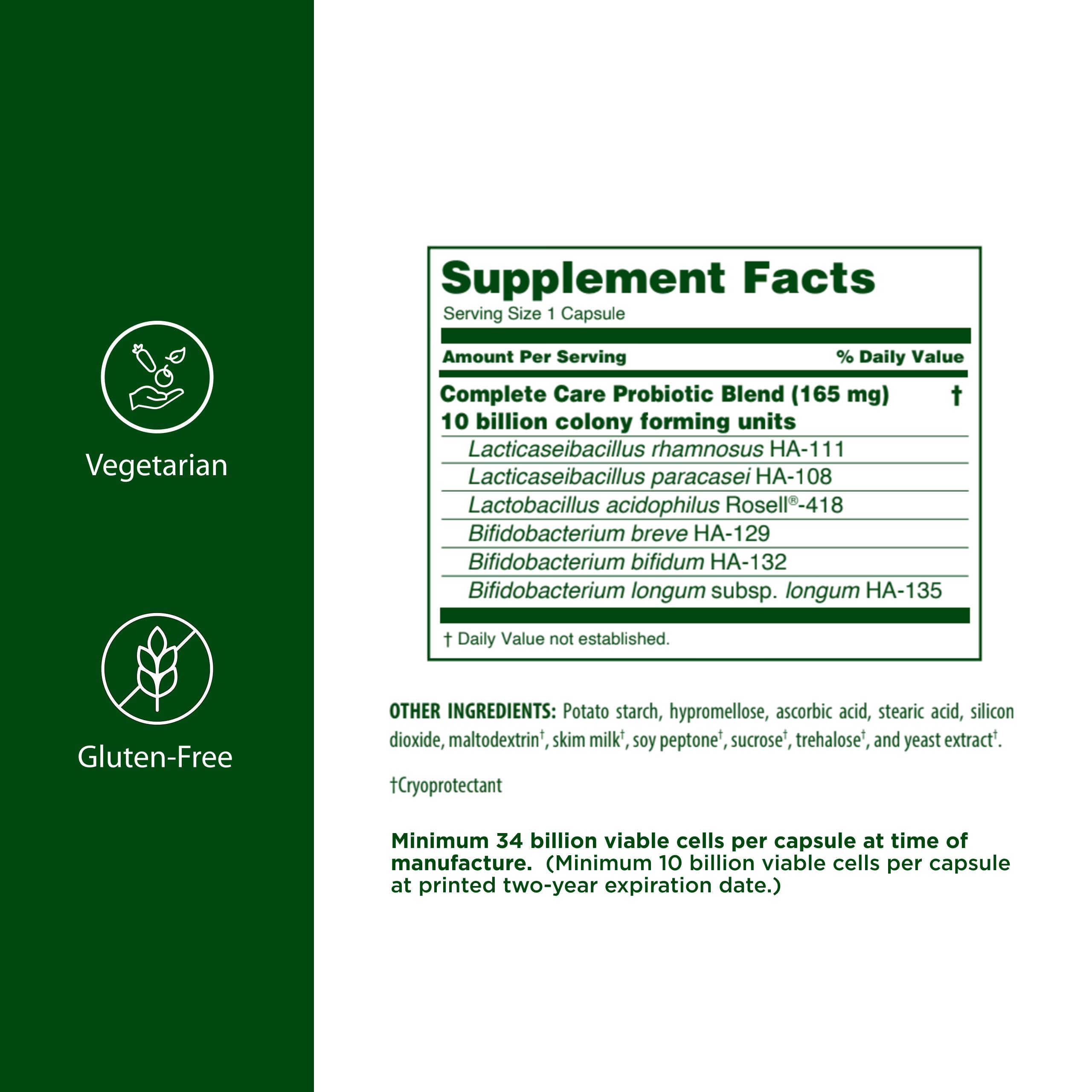 Flora Probiotique Soin Complet – Gélules végétariennes pratiques à prendre
