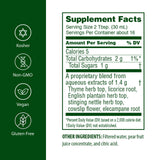 Flora Respir-Essence – ingrédients thym, réglisse et ortie pour un mélange aromatique.