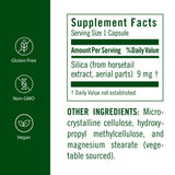 Capsules FloraSil – prêle et silice végétale, bénéfice potentiel pour peau et ongles.