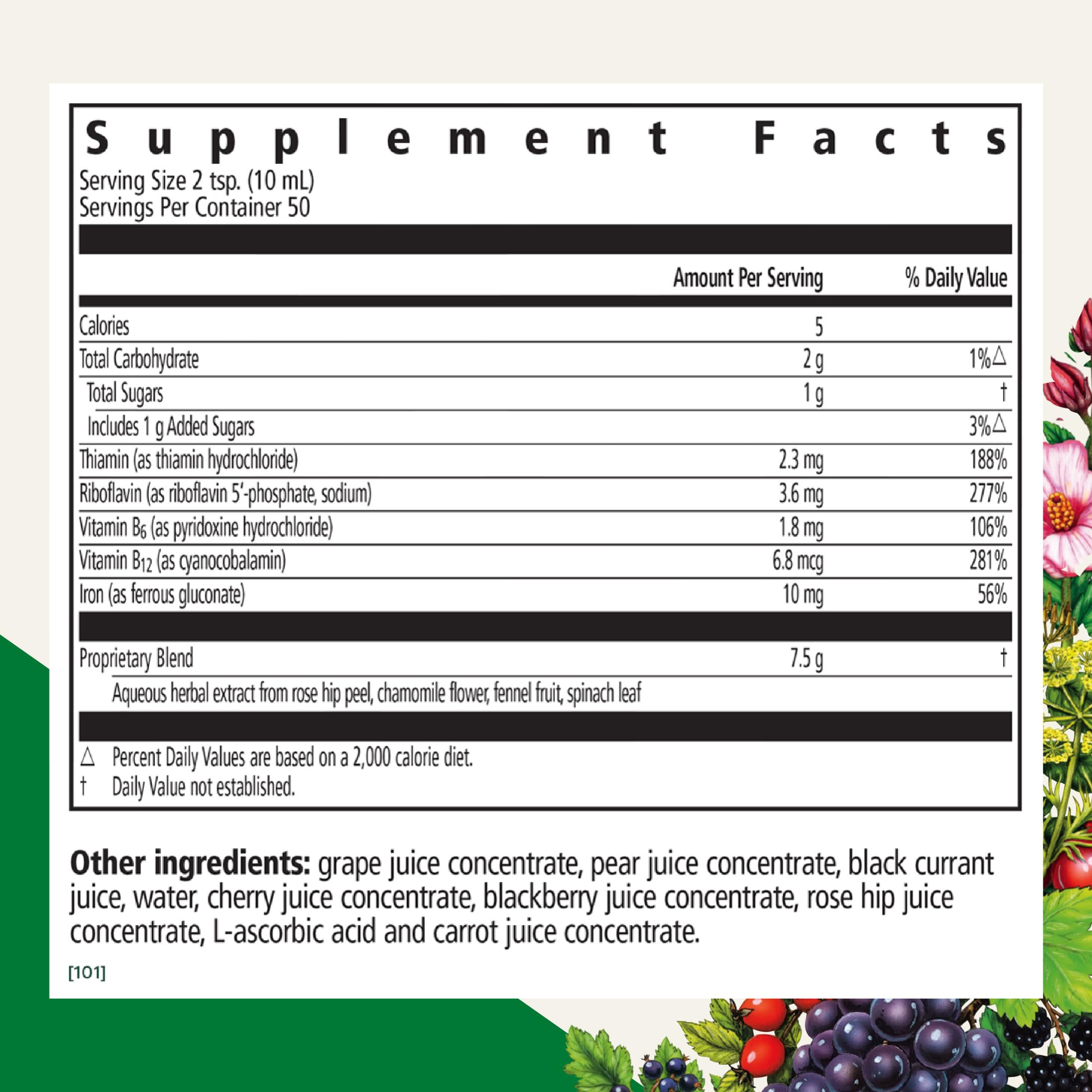 Floradix Floravital: gouttes et flacon pour dosage précis