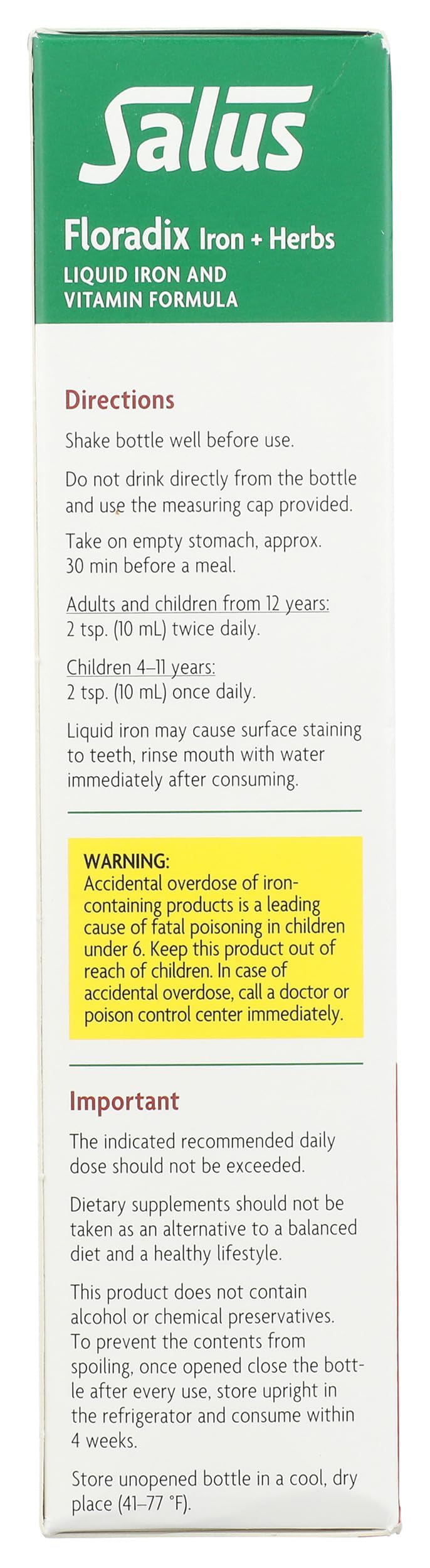 Pack triple Floradix Floravital pratique pour la famille