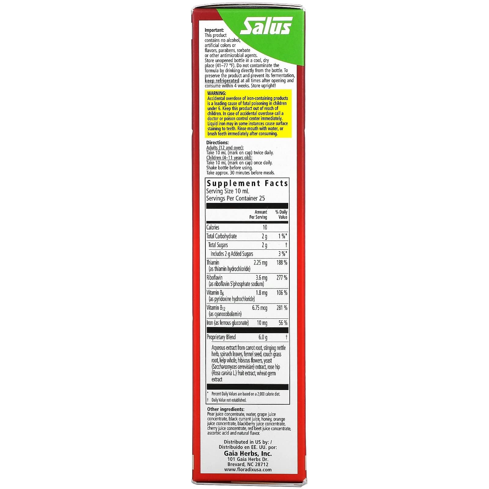Vitamines B et C intégrées dans Floravital pour l'énergie