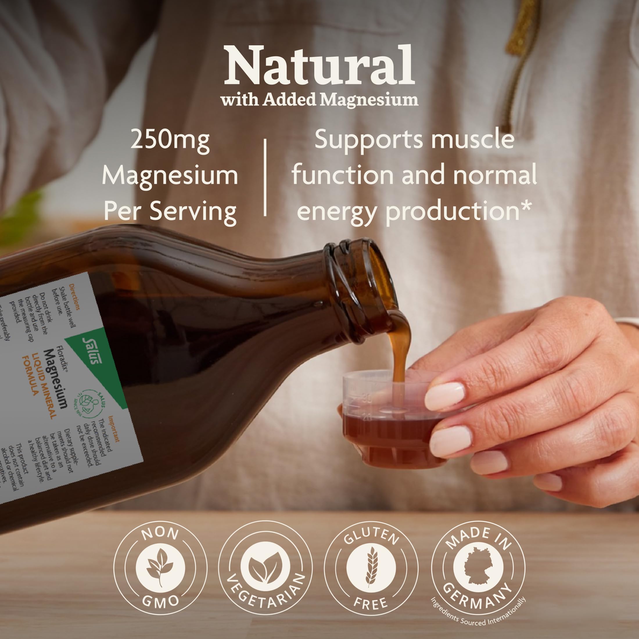 Floradix Magnésium – Arôme d’ananas et mangue, goût agréable.