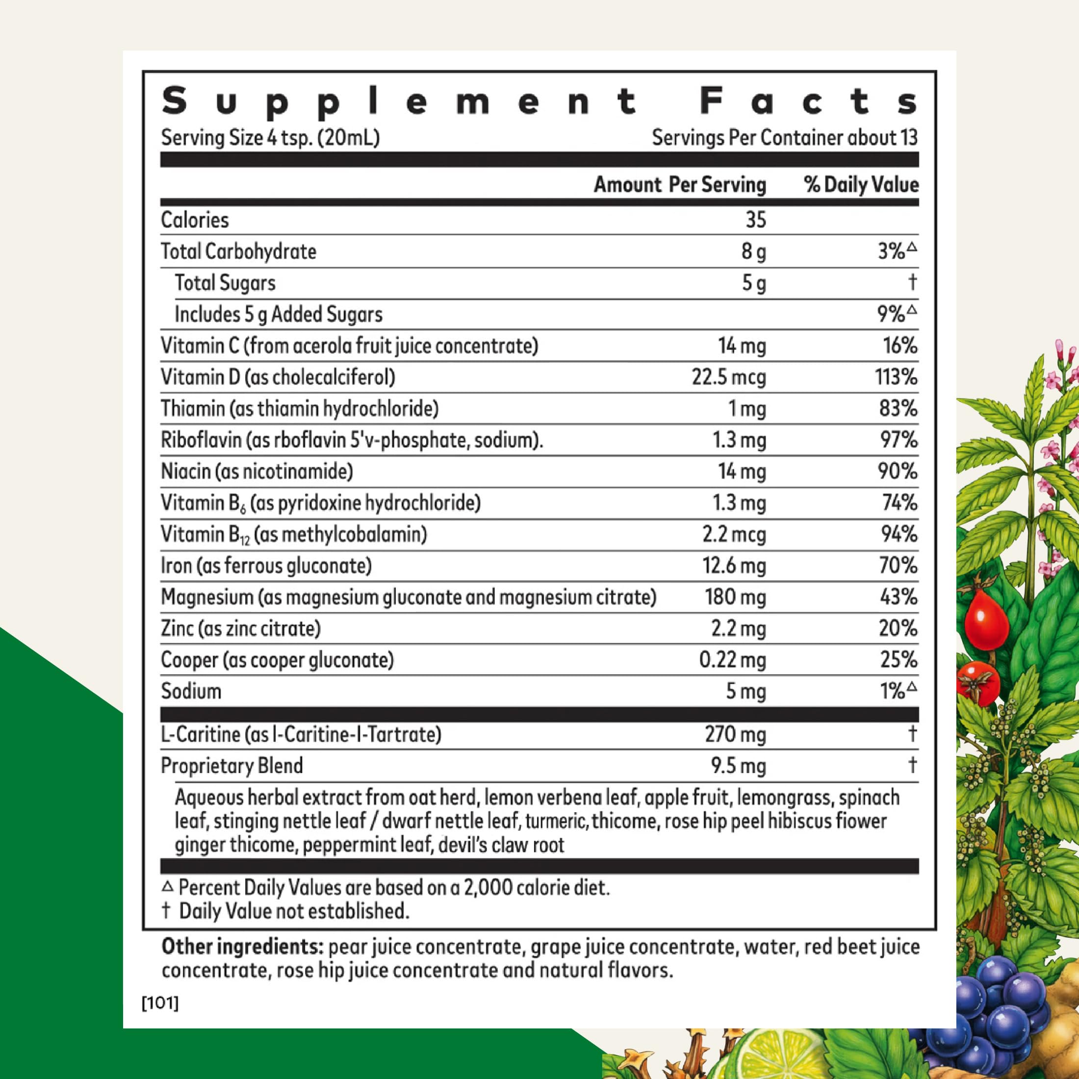 Floradix Sport - gouttes dans un verre, digestion douce
