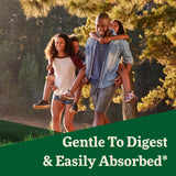 Floradix Iron & Herbs: symbole nutritionnel sur l'étiquette rassure sur le contenu en fer