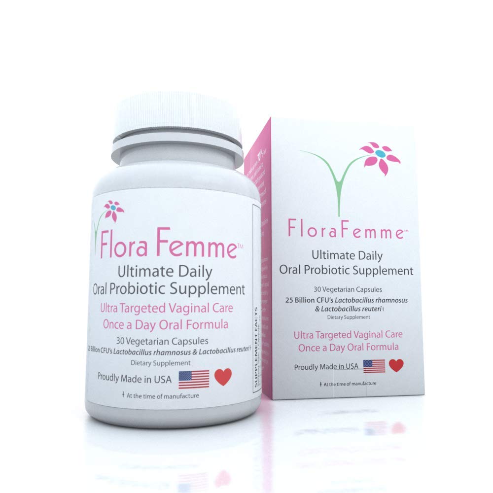 FLORAFEMME Probiotique Oral – bouteille pratique pour un usage quotidien et équilibrer la flore.