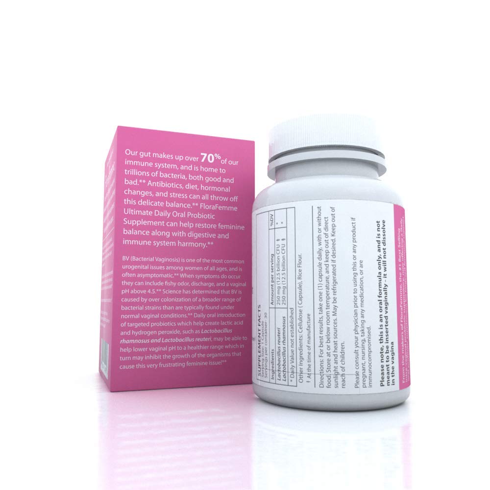 FLORAFEMME – soutien combiné pour flore intestinale et vaginale.