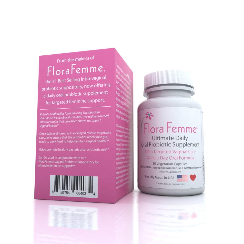 FLORAFEMME Probiotique Oral – prise quotidienne simple pour le soin féminin.