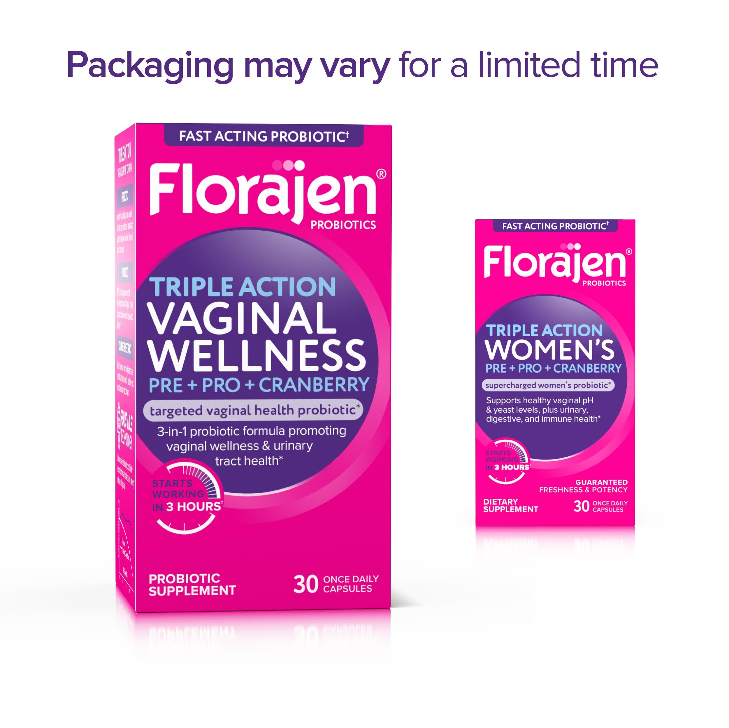 Florajen Femmes Triple Action sans gluten et végan: compatible avec les régimes spécifiques